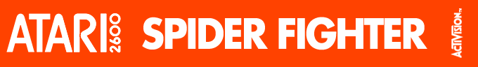 Spider Fighter logo for Atari 2600